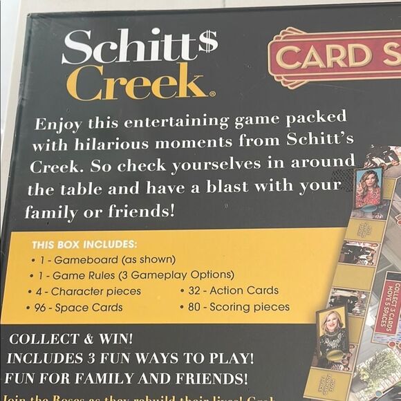 🔵Schitt's Creek Card Scramble Game - Black and Gold - Picture 6 of 7